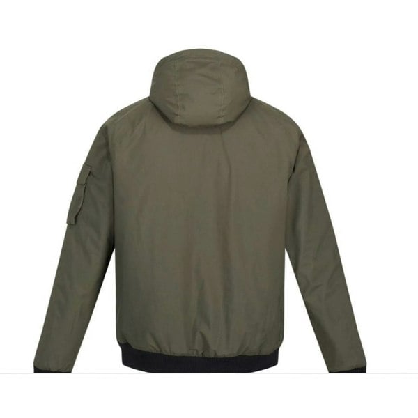 Regatta Mens Faizan Hooded Waterproof Jacket - Dark Khaki