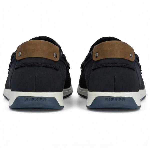 Rieker Rieker 11957 Mens Loafer Shoes Blue