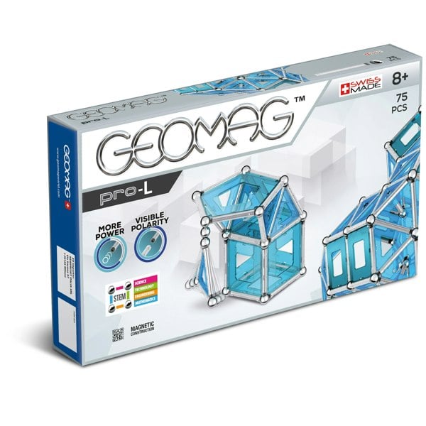 Geomag Pro L Magnetic Shapes -  75 Pieces