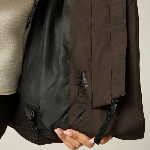 Dare 2B Womens/Ladies Lustre Padded Jacket - Hot Fudge