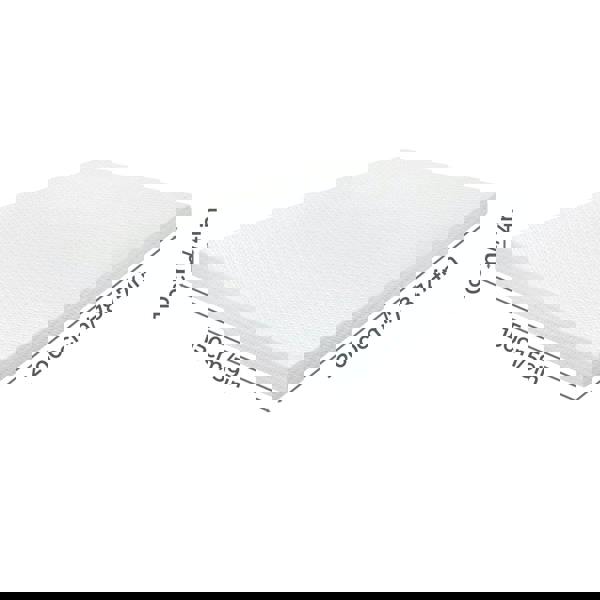 Lavio 4 Inch Mattress Topper King Cooling Memory Foam Pressure Relief Non Slip