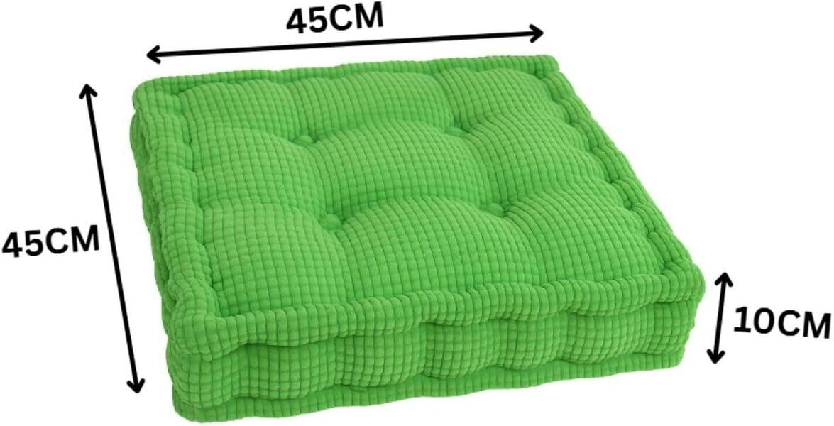 Night Zone Square Fleece Booster Seat Pad 10cm Thick – Soft Chair Cushion for Extra Height
