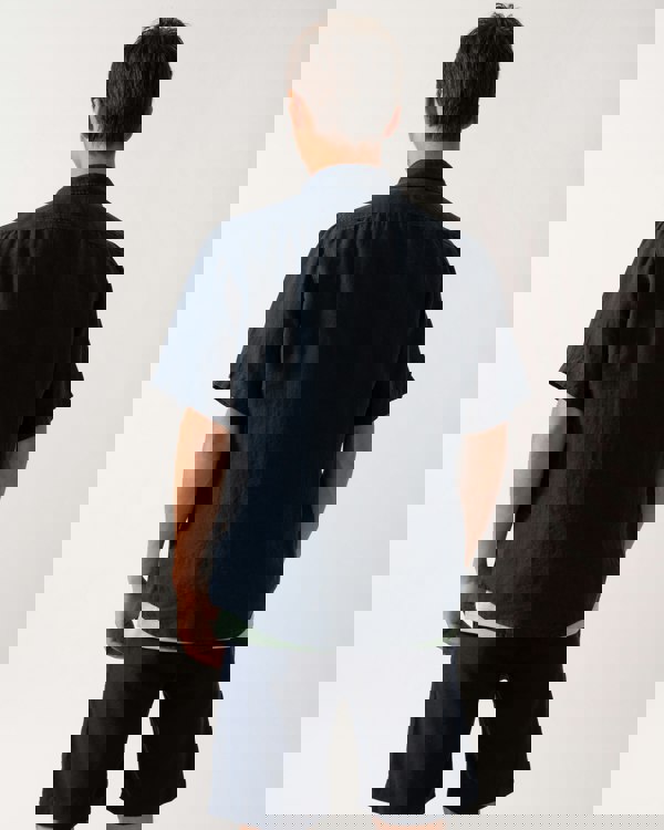 BOSS Orange Rash 2 Mens Short Sleeve Shirt - Dark Blue 404