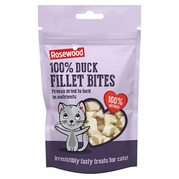 Rosewood Duck Freeze Dried Cat Treats 15g