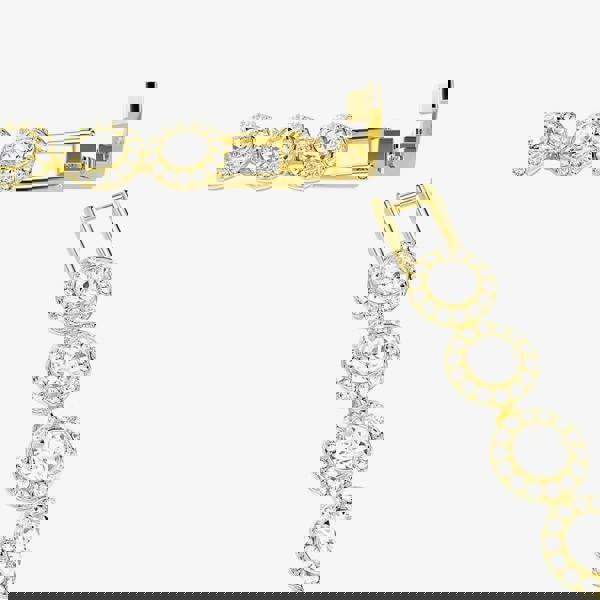 Swarovski Una Angelic Gold Tone Plated White Crystal Jewellery Set 5750619