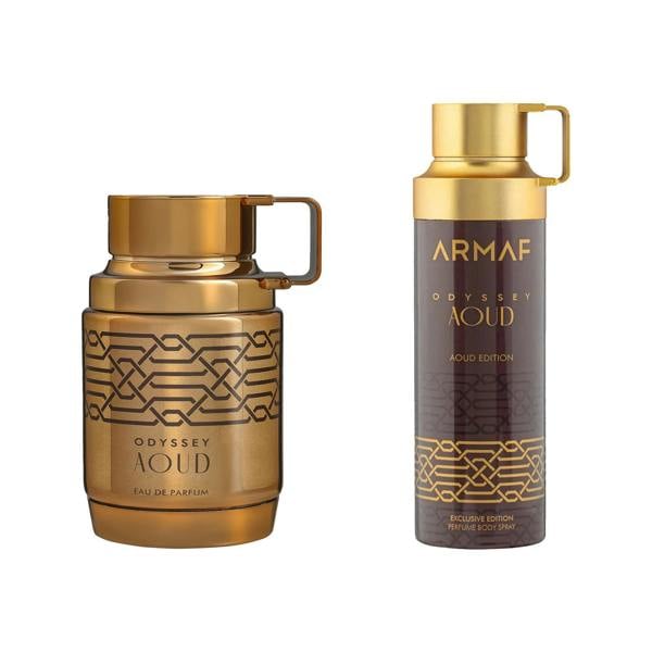 Armaf Odyssey Aoud Eau De Parfum 60ml & 200ml Perfumed Doedorant Spray