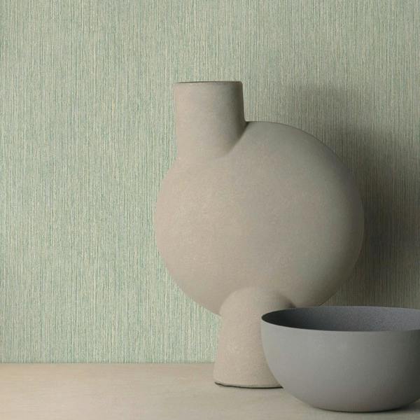 Grandeco Boutique Driftwood Seagrass Effect Luxury Weight Embossed Wallpaper, Green