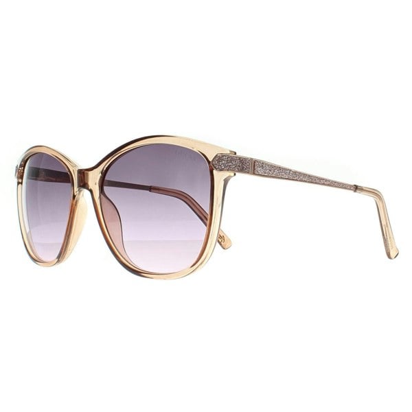 Guess Sunglasses GF6104 57T Shiny Beige Bordeaux Gradient