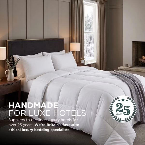 HOMESCAPES Super Microfibre 13.5 Tog Duvet for Autumn / Winter