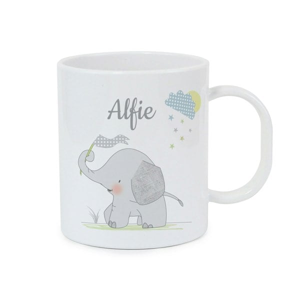 Personalised Memento Company Personalised Hessian Elephant Plastic Mug