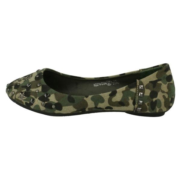 Spot On Girls Spot On Studded Ballerina Flats