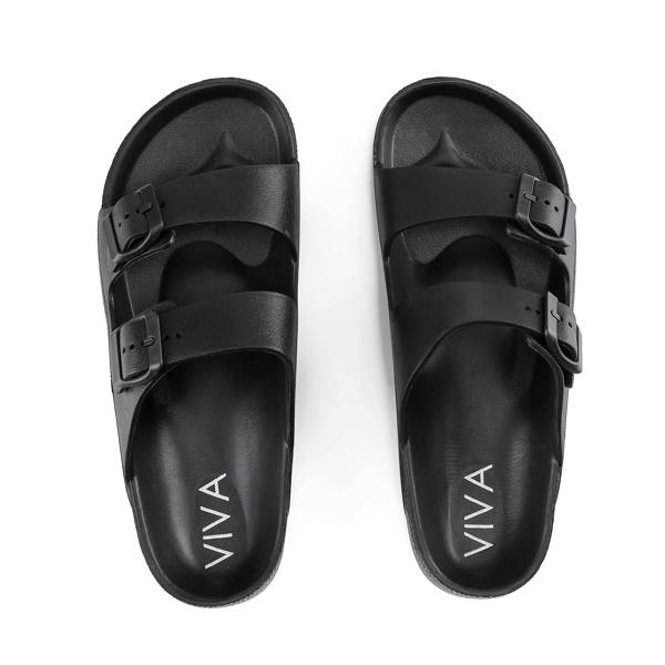 VIVA Verda: Women’s Lightweight Waterproof Double Buckle EVA Sandals