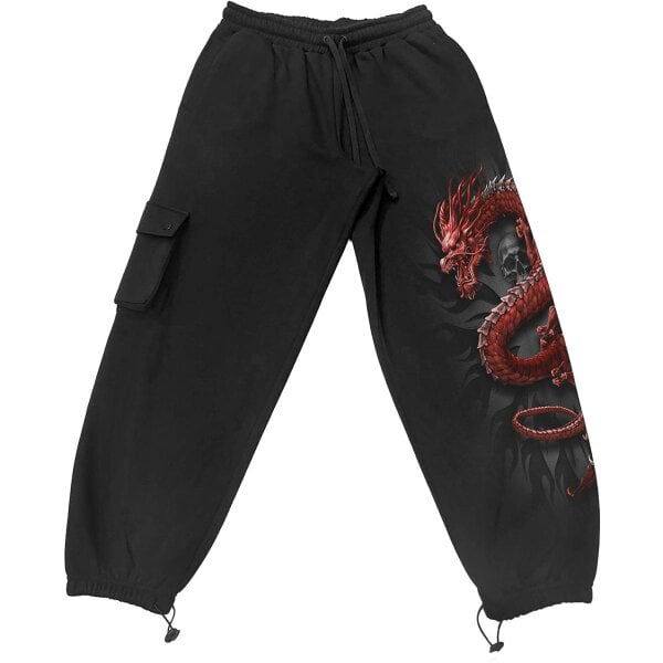 Spiral - ORIENTAL DRAGON  - Casual Cargo Joggers