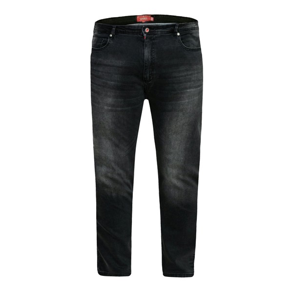 Duke Mens D555 Benson Stretch Kingsize Jeans - Grey - Grey - 46XL - 98% Cotton/2% Elastane