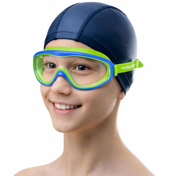 Aqua Speed Boys & Girls Anti Fog Adjustable Swim Mask for Age 5-9 with Panoramic View