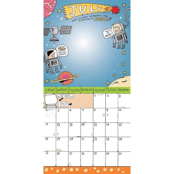 Kids Awesome Activity Calendar 2027, Wall Calendars, Month To View, Family, Gift