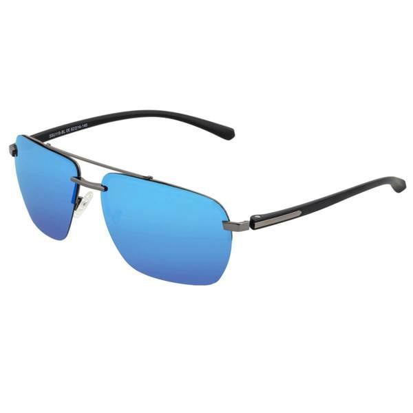 Simplify Lennox Polarized Sunglasses - Gunmetal/Blue - SSU119-BL