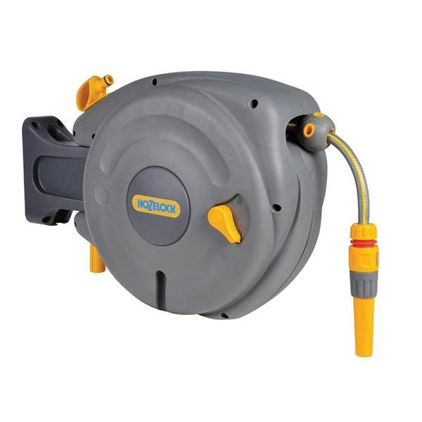 Hozelock 2485 10m Autoreel + 10m Of 10mm Hose - Multi Colour - 