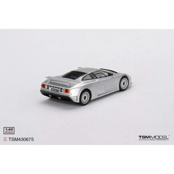 MCSlots Bugatti EB110 GT Grigio Chiaro 1:43 Scale TSM430675