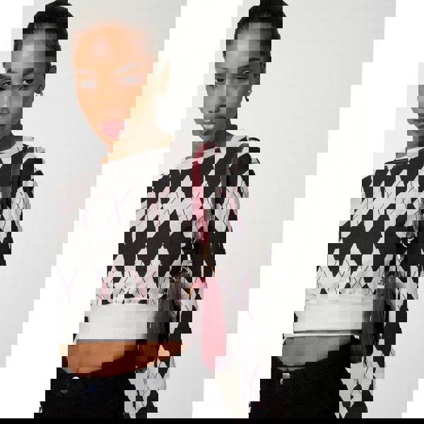 Pink Vanilla Long Sleeve Diamond Top