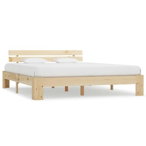 Berkfield Bed Frame Solid Pine Wood 180x200 cm 6FT Super King