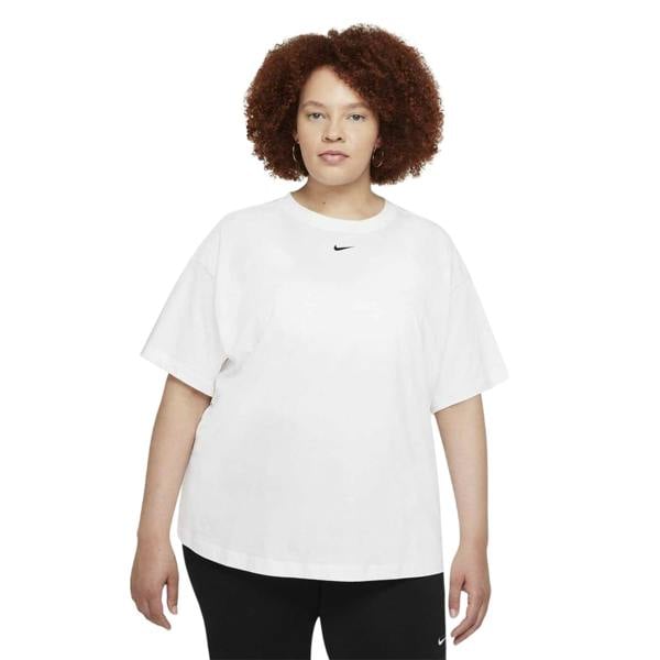 Nike Womens/Ladies Essential Logo T-Shirt - White/Black - 