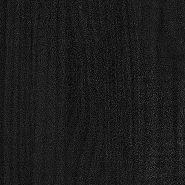 Berkfield Book Cabinet/Room Divider Black 80x35x135 cm Solid Pinewood