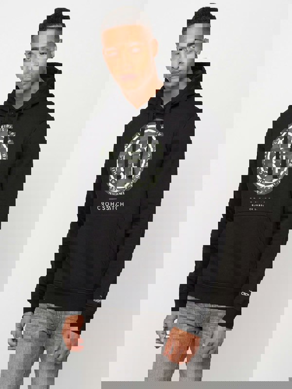 Crosshatch Camfar Hoodie Black