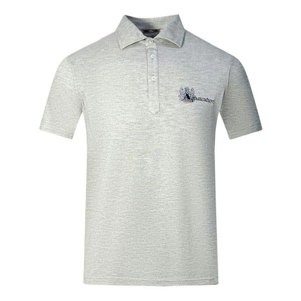Aquascutum Unisex Adult Aldis London Logo Polo Shirt - Grey/Black - 