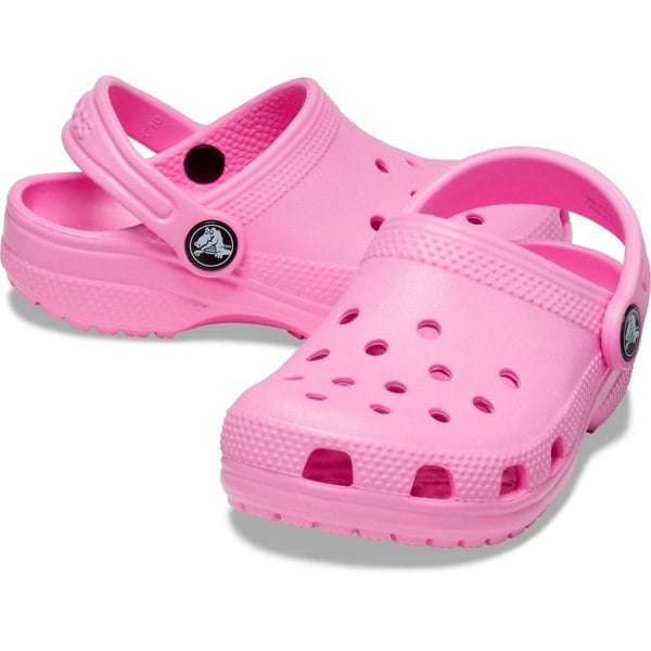 Crocs Toddler Classic Thermoplastic Taffy Pink Loafers
