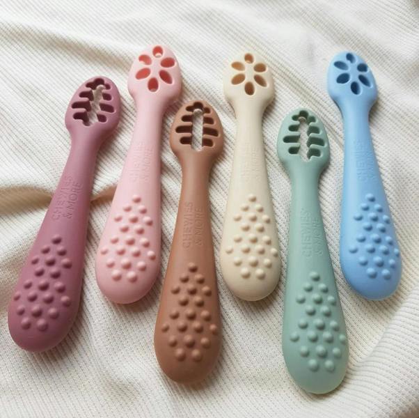 Chewies & More Chewies&more - Silicone Training Spoons – 2 Pack