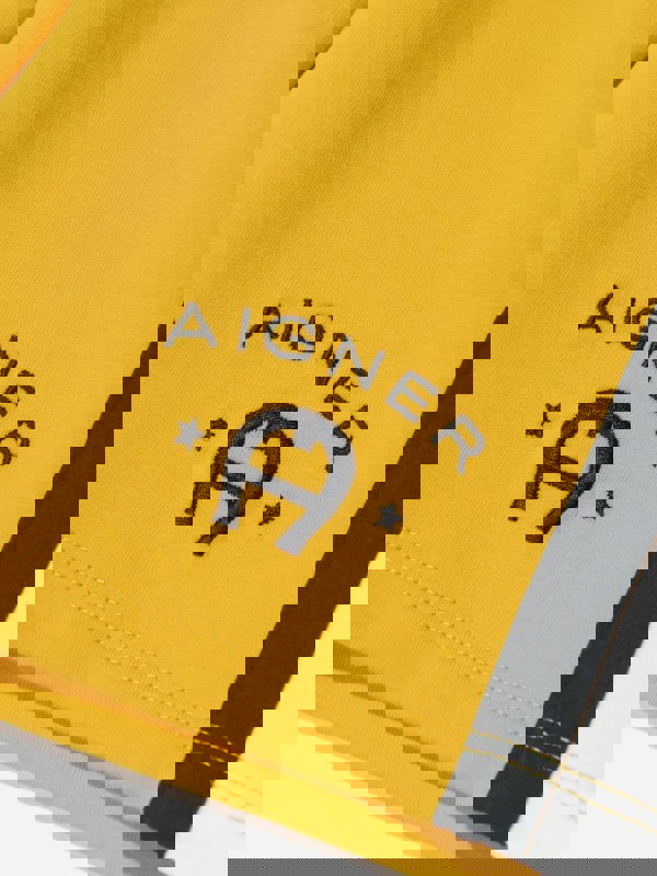 Aigner Boys Logo Bermuda Shorts in Yellow