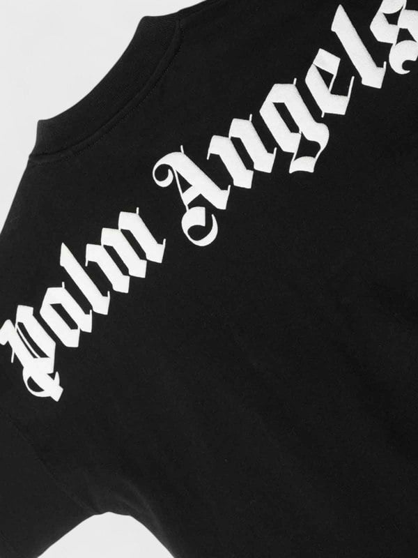 Palm Angels Kids Classic Logo Over Shirt Black