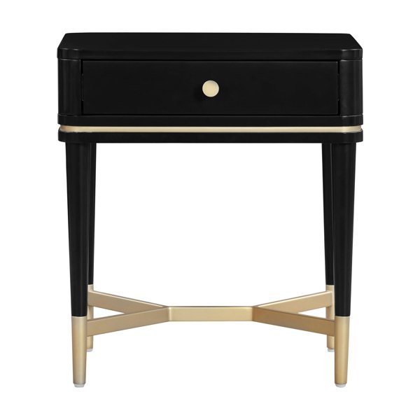 Furniture Edit Julieta Black Nightstand Side Table