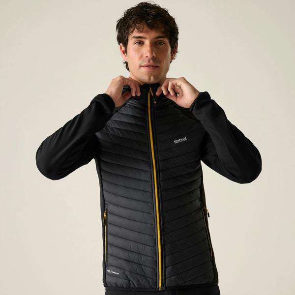 Regatta Mens Andreson Hybrid Jacket - Ash/Black