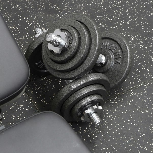 Phoenix Fitness 20KG Adjustable Dumbbell and Barbell Set - Versatile Strength Training Equipment