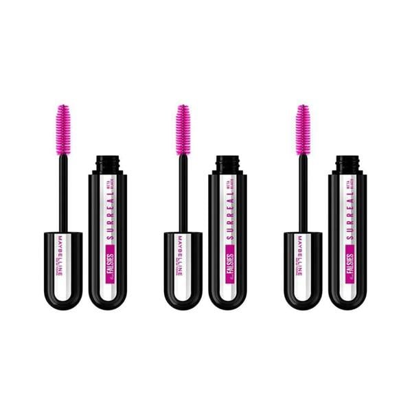 Maybelline New York 3 x Maybelline New York The Falsies Surreal Mascara 10ml - Meta Black