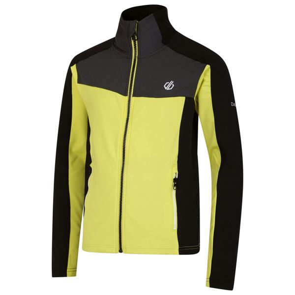 Dare 2B Childrens/Kids Emergent Core Stretch Midlayer - Yellow Plum/Black - 