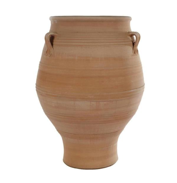 MONETA UK Stunning Pair of Traditional Cretan Pithari Terracotta Planters (100cm)
