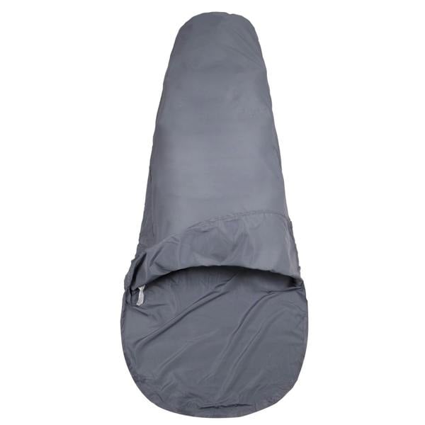 Mountain Warehouse Polycotton Mummy Sleeping Bag Liner - Grey - 