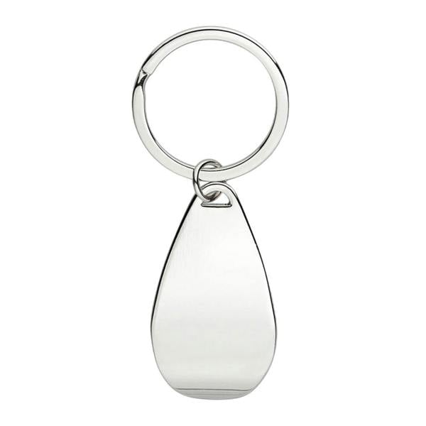 MidOcean Handy Bottle Opener Keyring - Shiny Silver - 