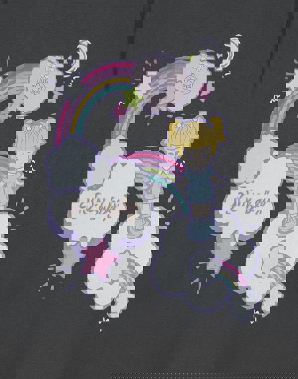 Polly Pocket Womens Grey 90's Baby Short Sleeved T-Shirt