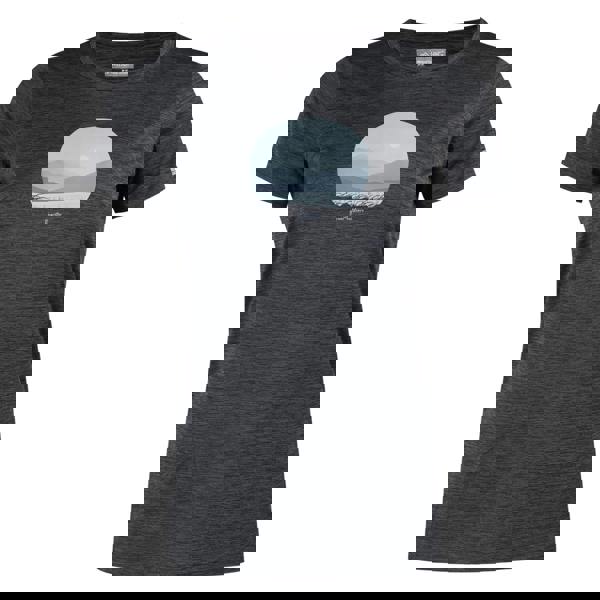 Regatta Womens/Ladies Fingal VIII Scenery Marl T-Shirt - Seal Grey