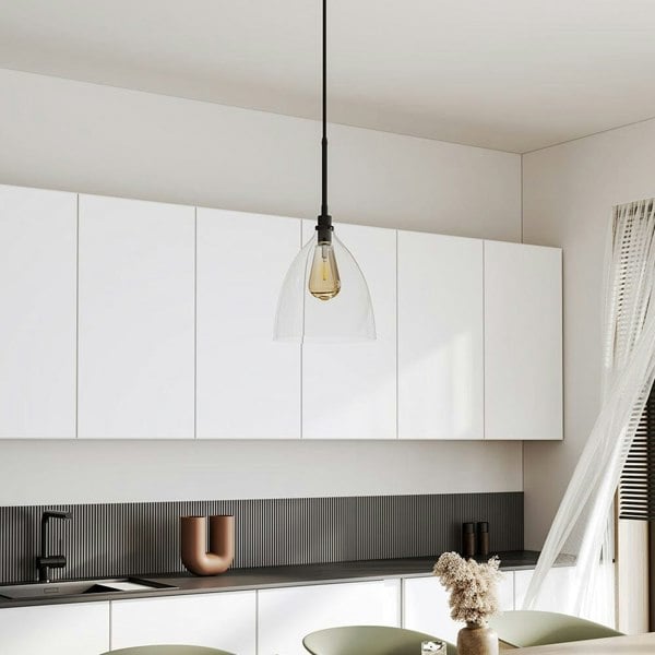 Modern Style Glass Single Light Pendant Light Pendant Lights Living and Home