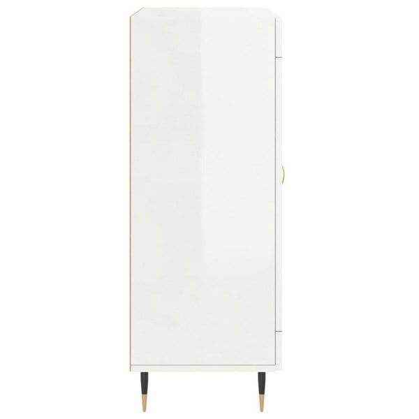 Berkfield Sideboard High Gloss White 69.5x34x90 cm Engineered Wood