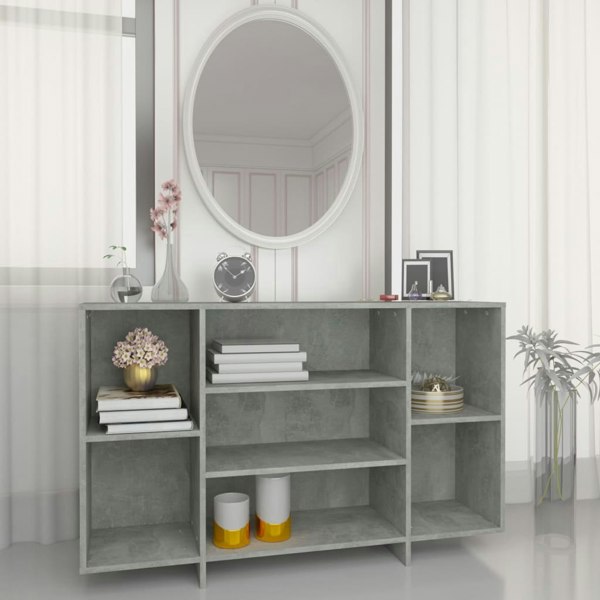 Berkfield Sideboard Concrete Grey 120x30x75 cm Engineered Wood