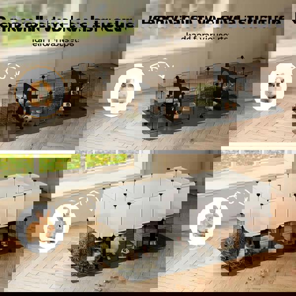 Skylos Small Animal Playpen Puppy Bunny Hamster Exercise Run Rabbit Enclosure Indoor