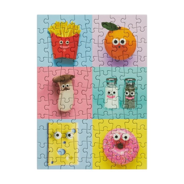 Happily Puzzles Foodies - 99 Piece Mini Jigsaw Puzzle