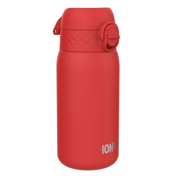 ION8 Leak Proof Thermal Steel Water Bottle, Insulated, Red, 320ml (11oz)