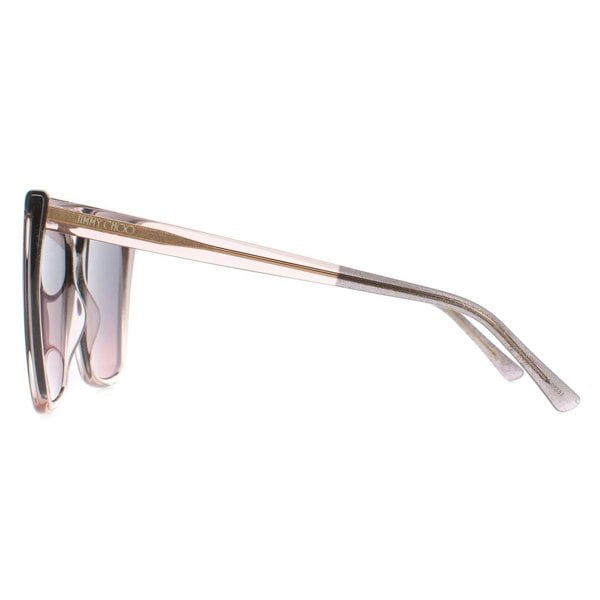 Jimmy Choo Sunglasses LESSIE/S S KON Nude Glitter Grey Fuchsia